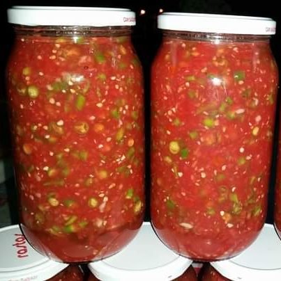 Bayramiç Domates Biberi ile Doğal Menemenlik 1000 Gr