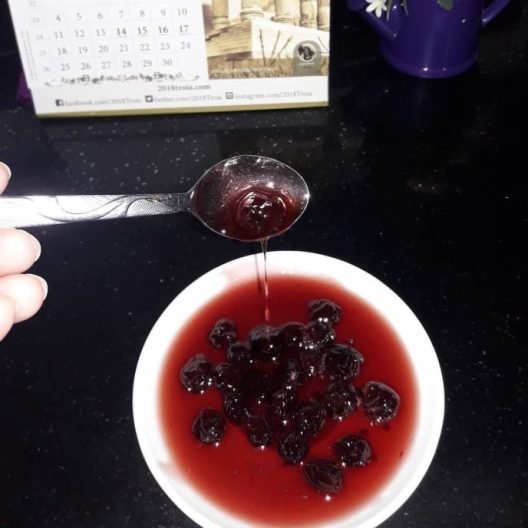 Ev yapımı doğal Vişne reçeli 450 Gr